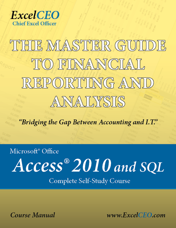 Access 2010 and SQL Manual Cover and Description Link